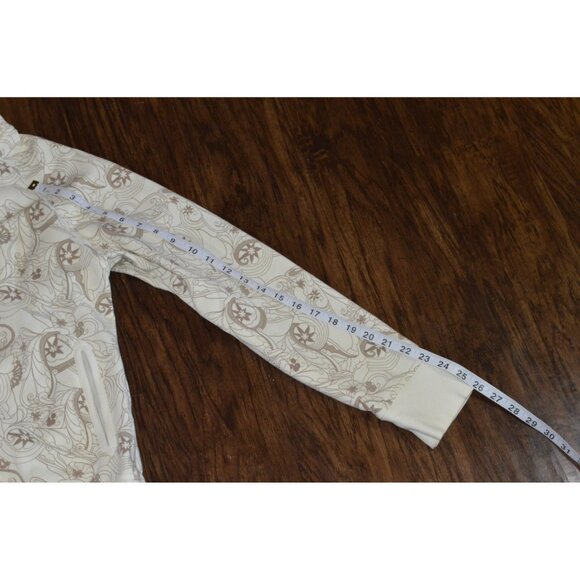 Old Navy Women's Size Large Zipper Jacket Sweatshirt Vintage Y2K Paisley Pattern - Picture 4 of 7